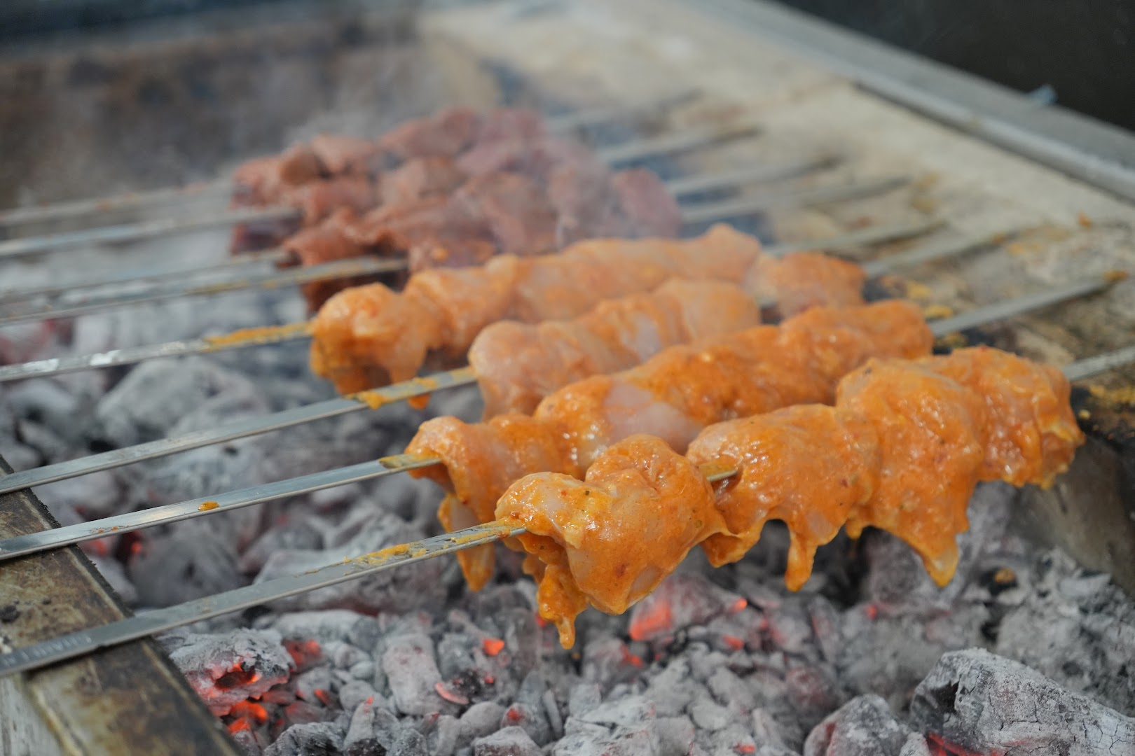 Ariana Kitchen: appetizing photo of food grilling