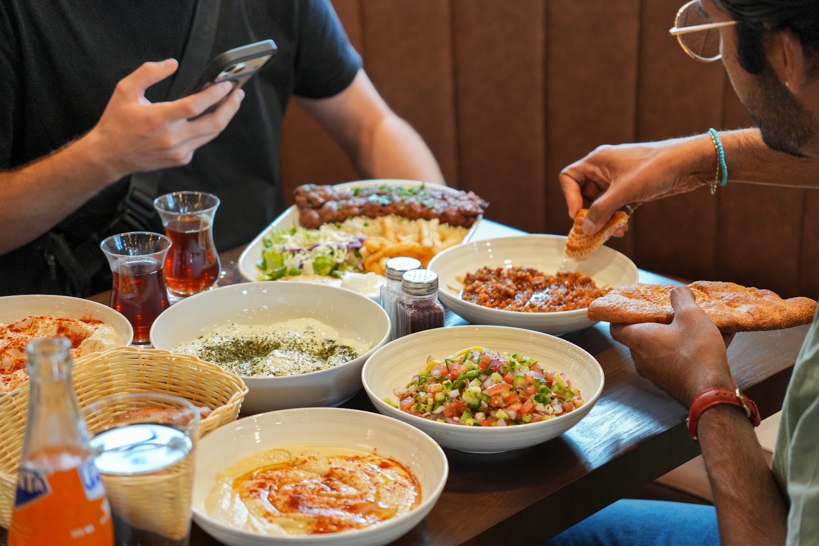 Ariana Kitchen: appetizing food spread at restaurant