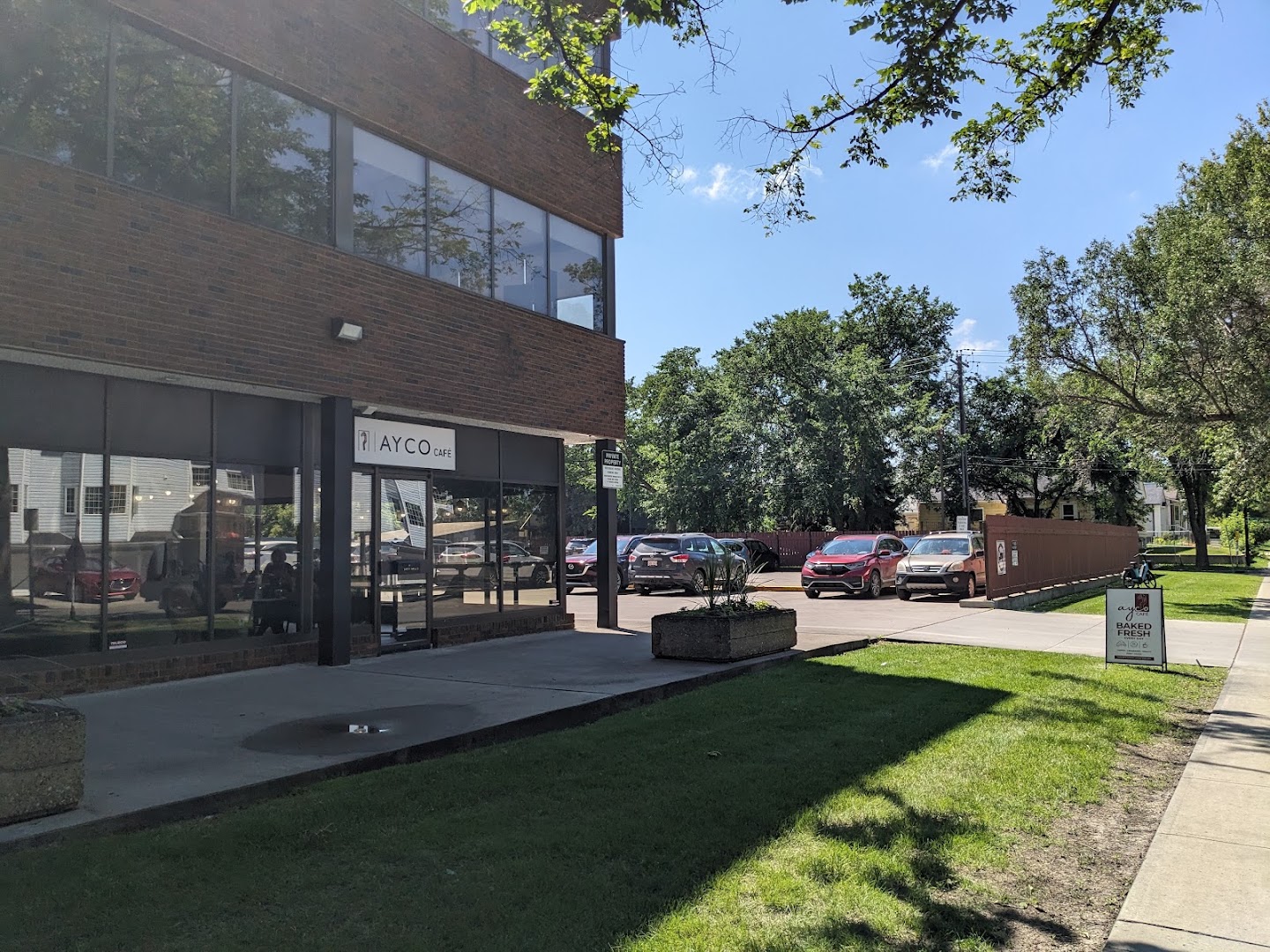 Ayco Café - West Block: clear exterior shot of venue