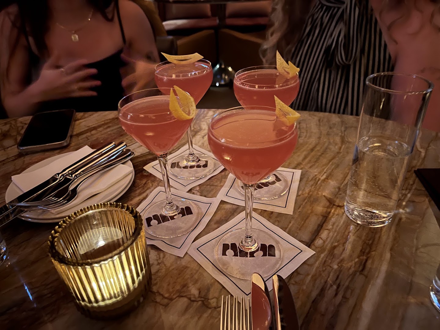 MIMI: appealing photo of signature cocktails