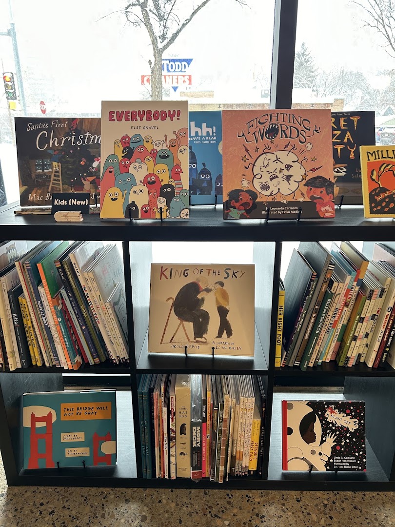 Porch Light Books: clear display of shop products