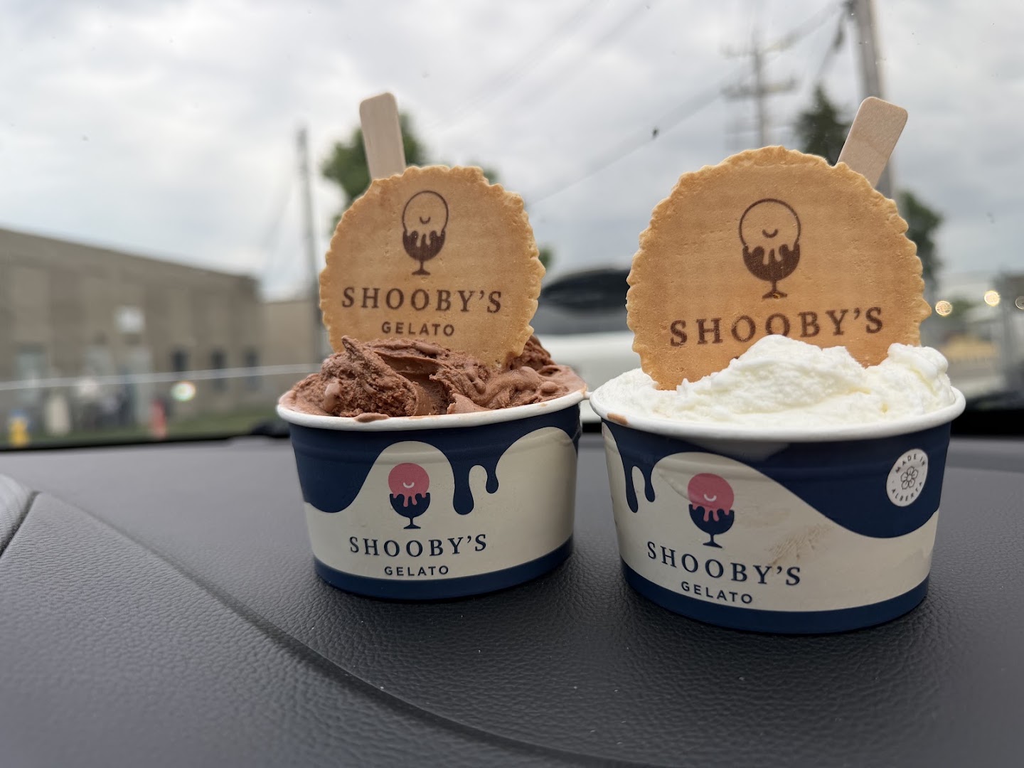 Shooby's Gelato: clear, appealing product photo