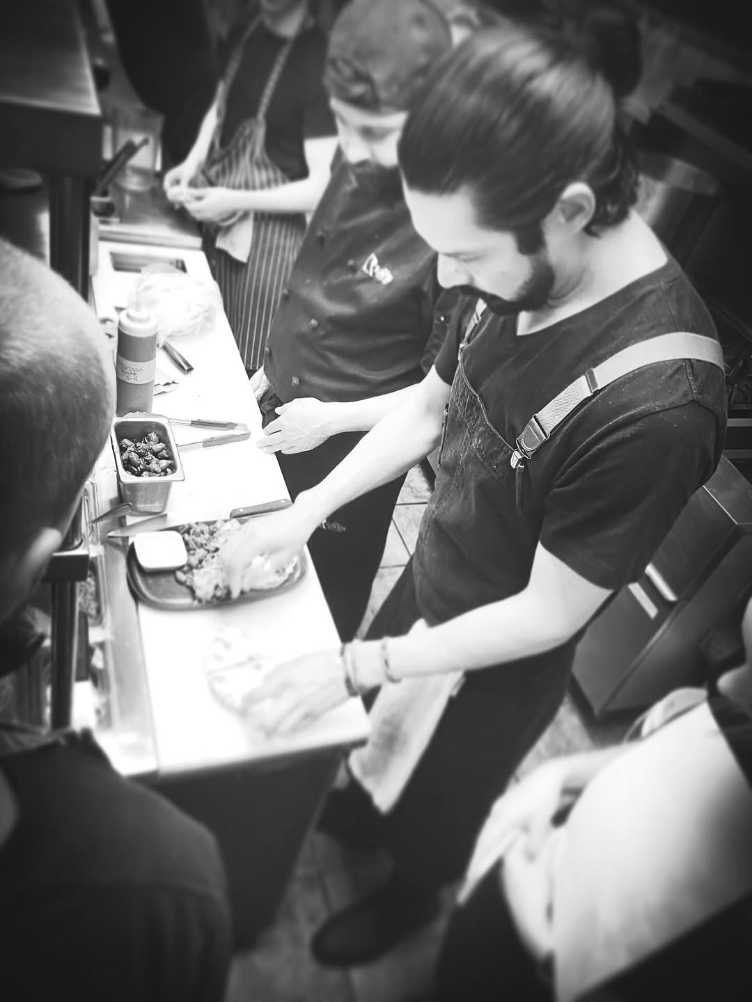 The Raven Bistro: professional shot of kitchen staff