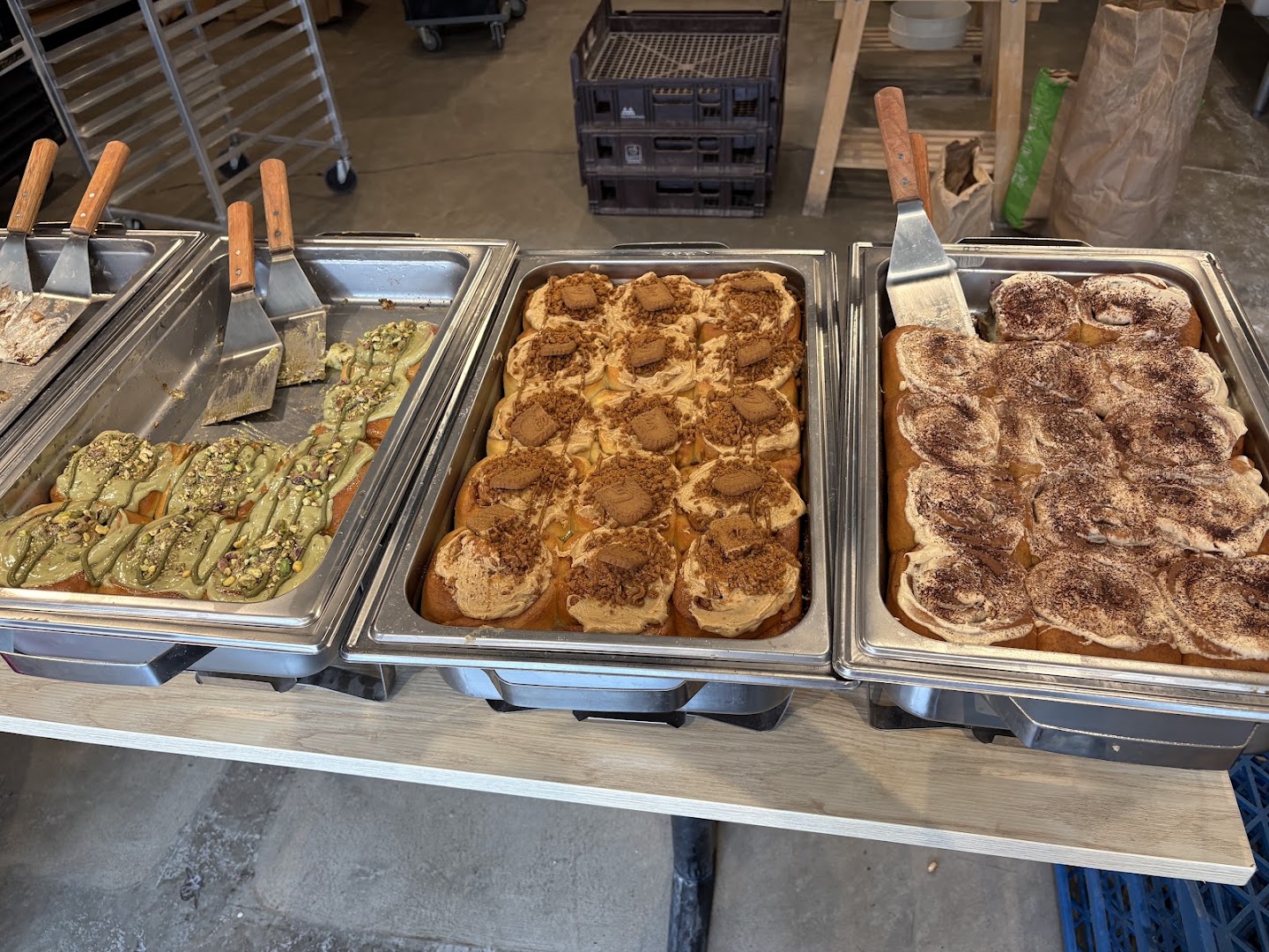 Daddy Roll: appetizing display of fresh food