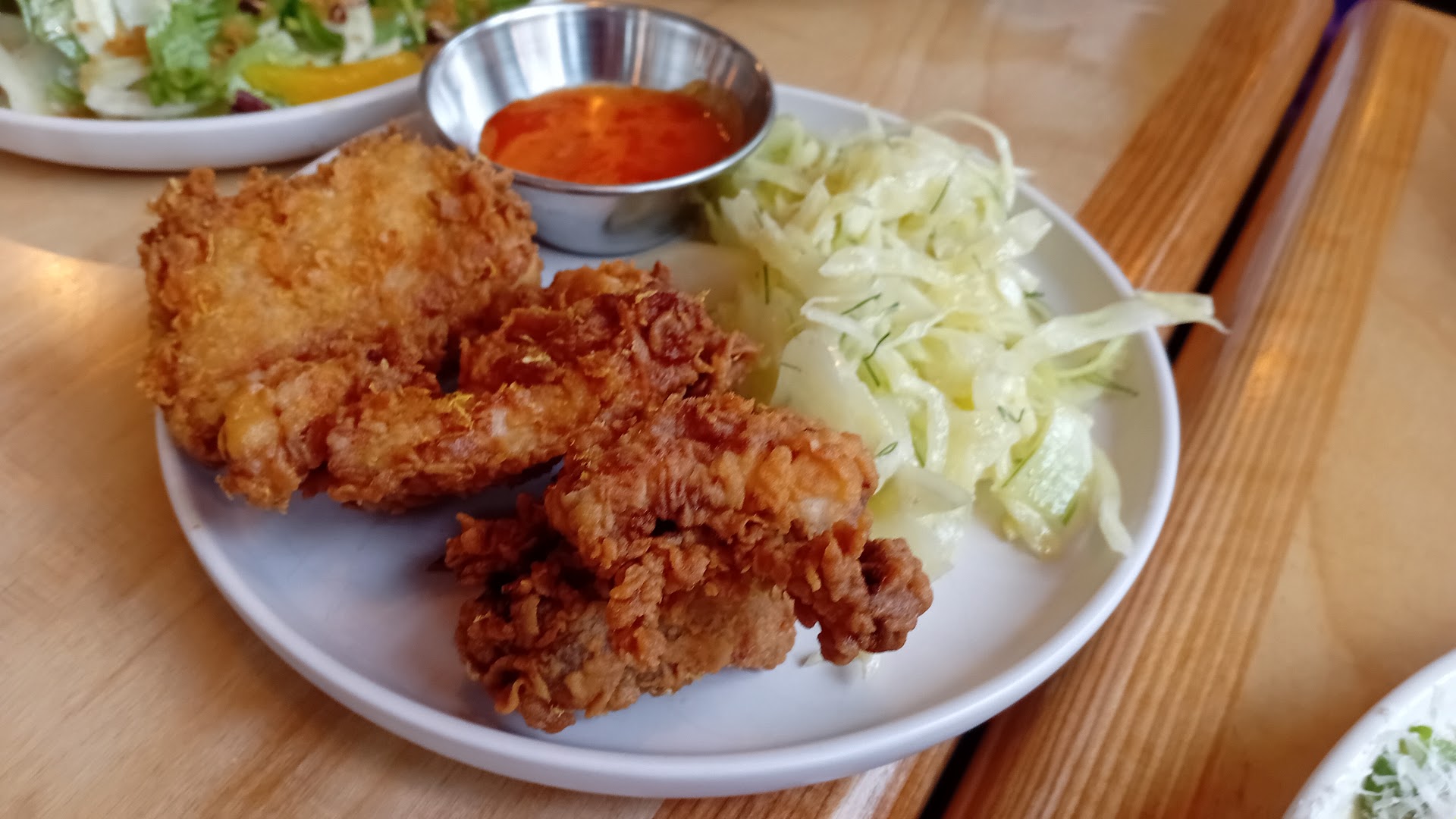 La Courtepointe: appetizing photo of served food