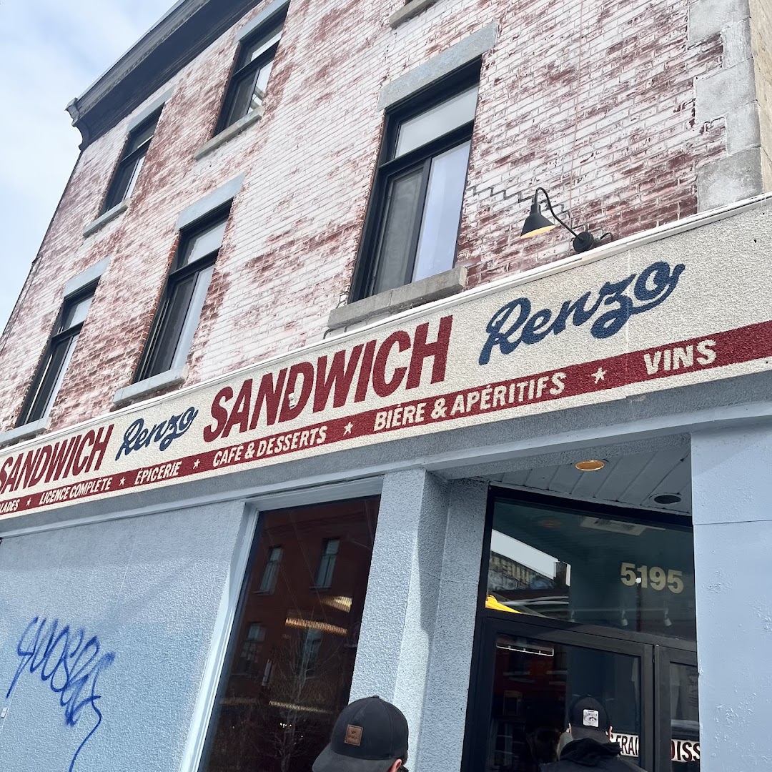 Renzo Sandwich: clear exterior shot of venue