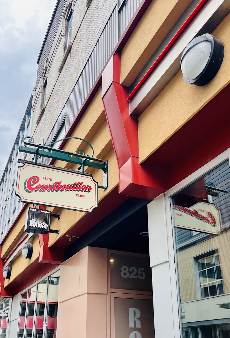 Courtbouillon: clear exterior shot with signage