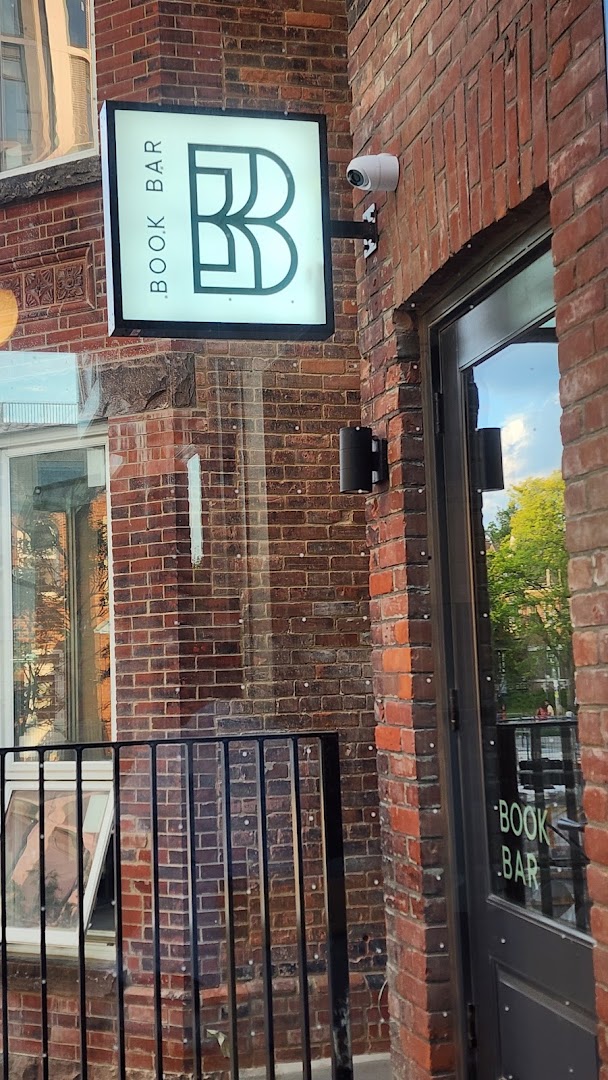 Book Bar: clear exterior shot of venue