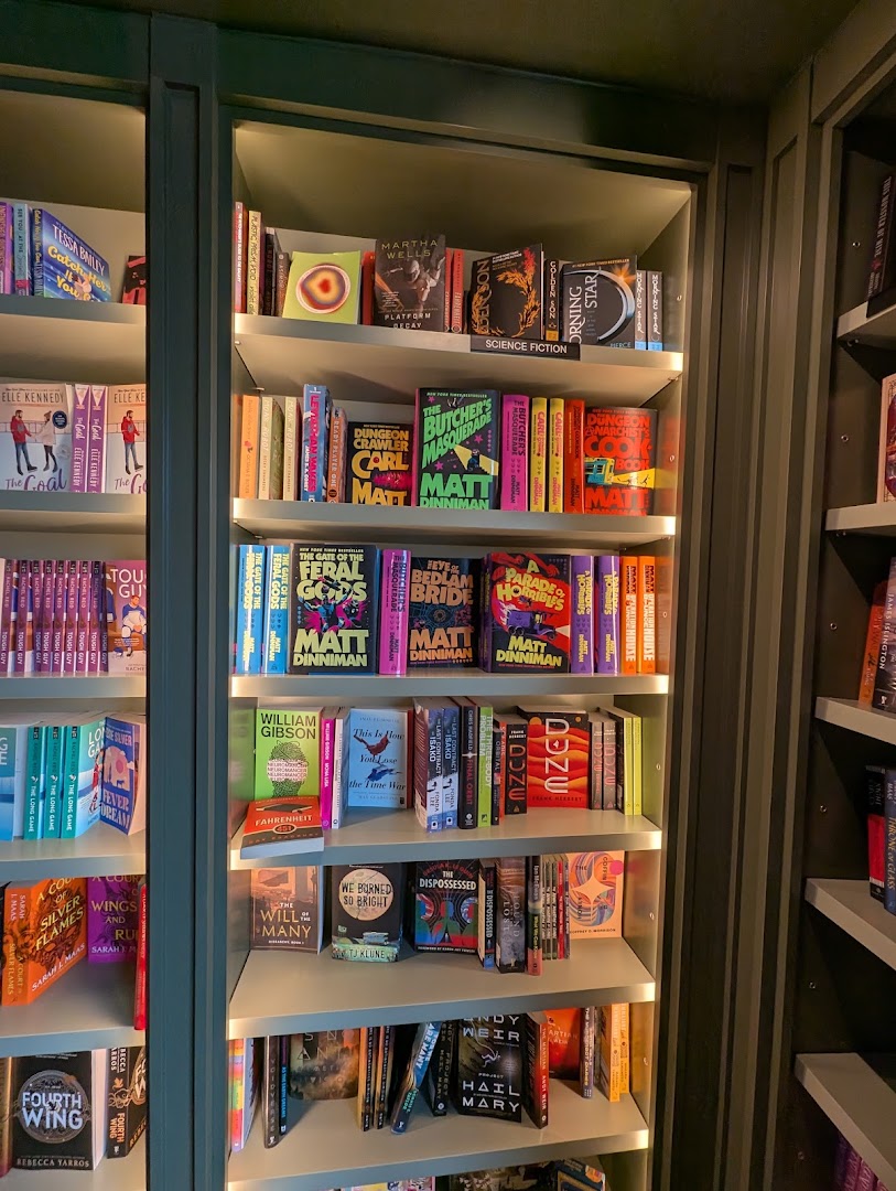 Book Bar: venue's book collection