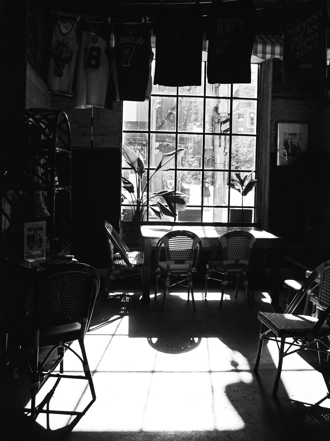 Makilala: atmospheric interior shot of restaurant