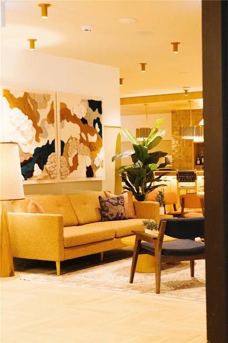 Union Hotel: high quality hotel lobby interior
