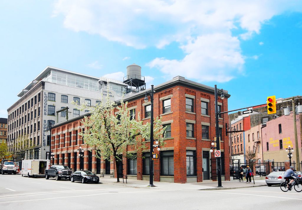 Block House: clear exterior view of hotel