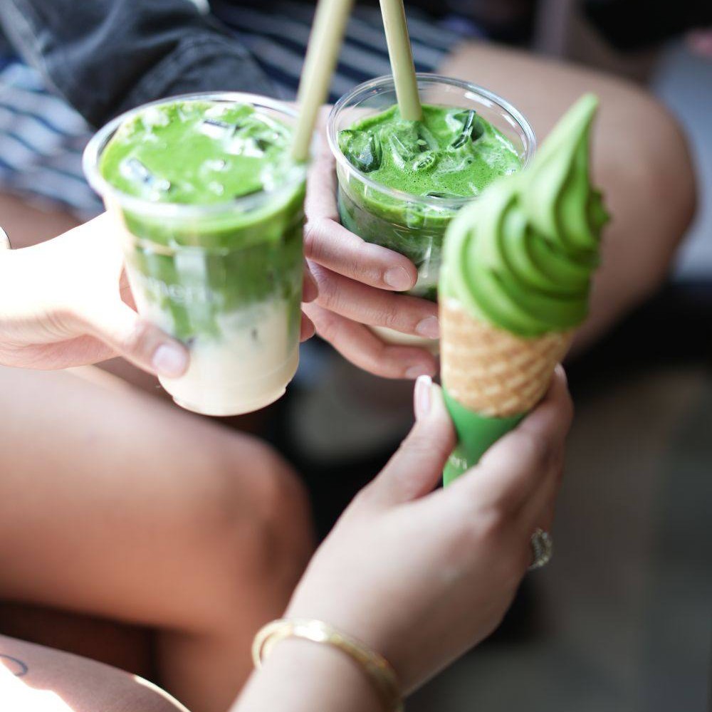 emeri matcha bar: appetizing photo of matcha products