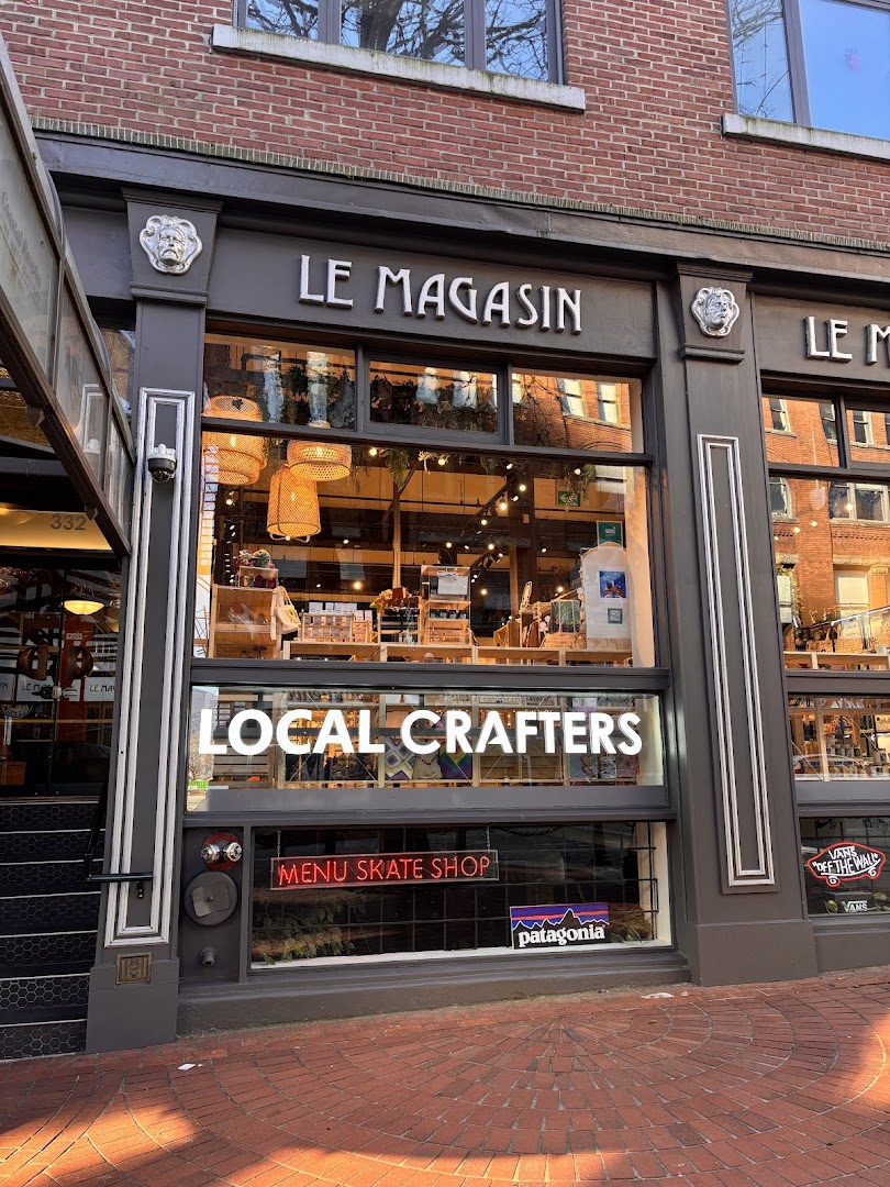 Local Crafters Gastown: clear storefront photo of shop