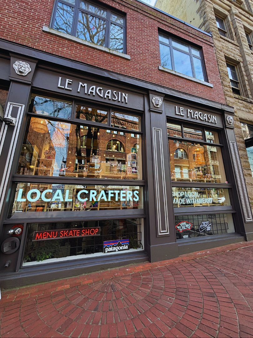 Local Crafters Gastown: clear storefront photo of shop