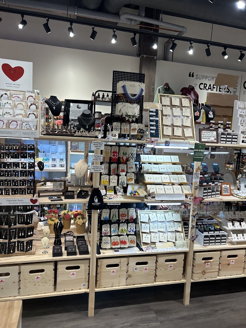 Local Crafters Gastown: clear display of shop products