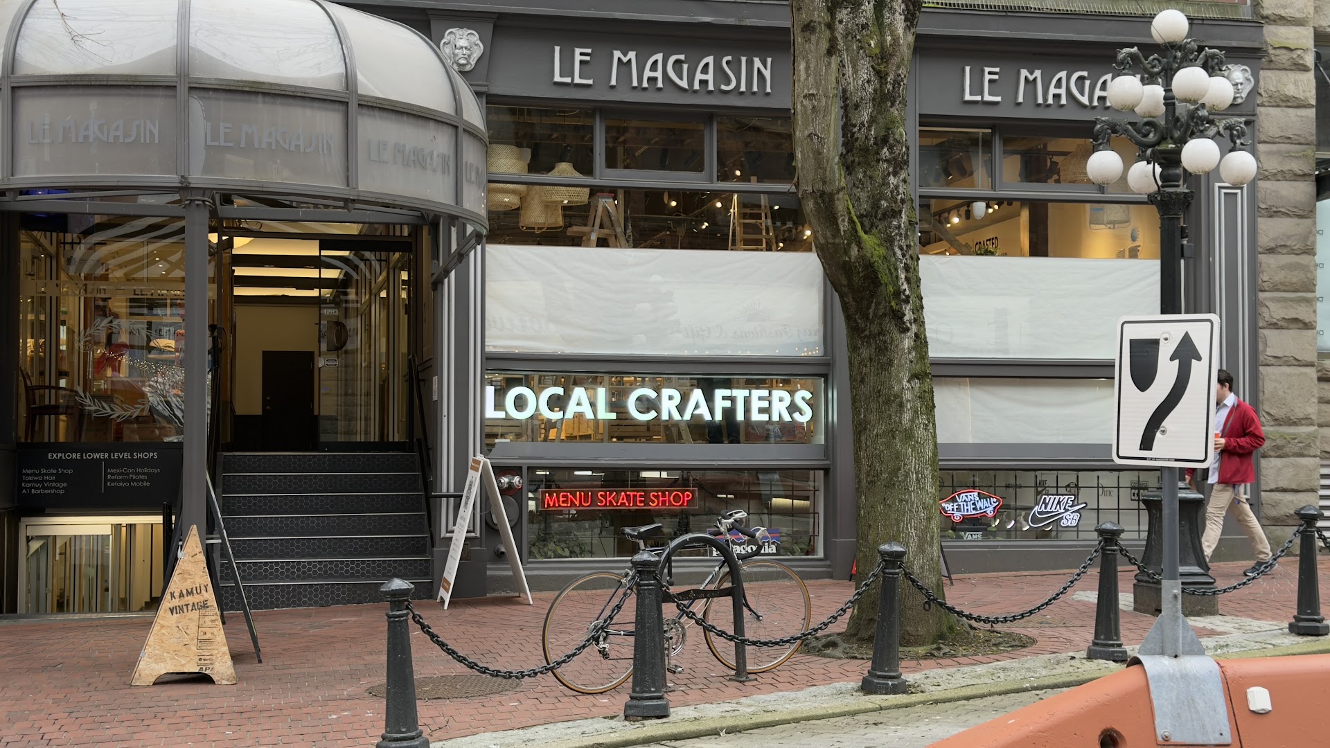 Local Crafters Gastown: clear storefront photo of shop