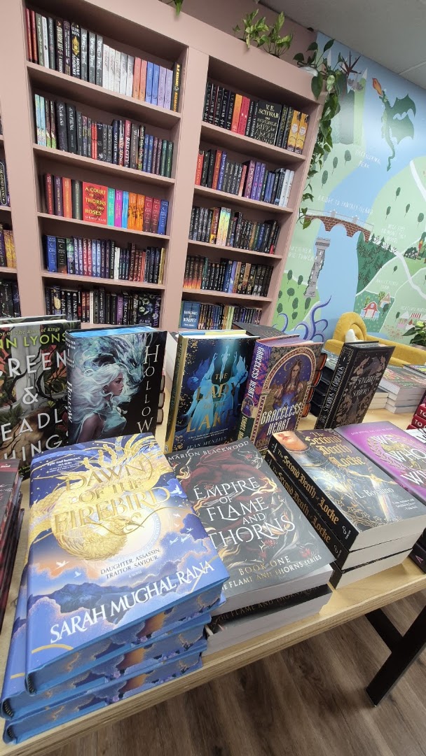 Perfect Match Bookshop: clear display of shop products