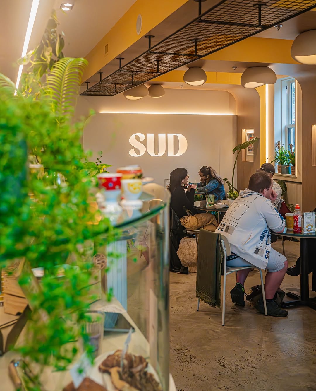 SUD café: inviting atmosphere and clear branding