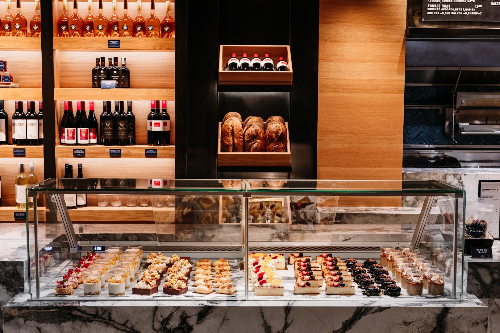 Provisions: professional, high-quality display of food