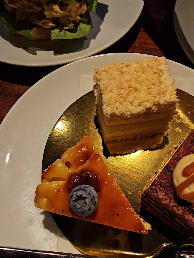 Provisions: appetizing photo of served desserts