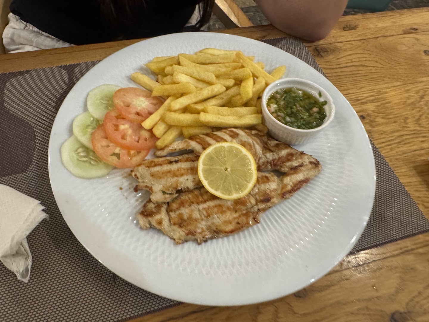 Café Sofia: clear, appetizing photo of food