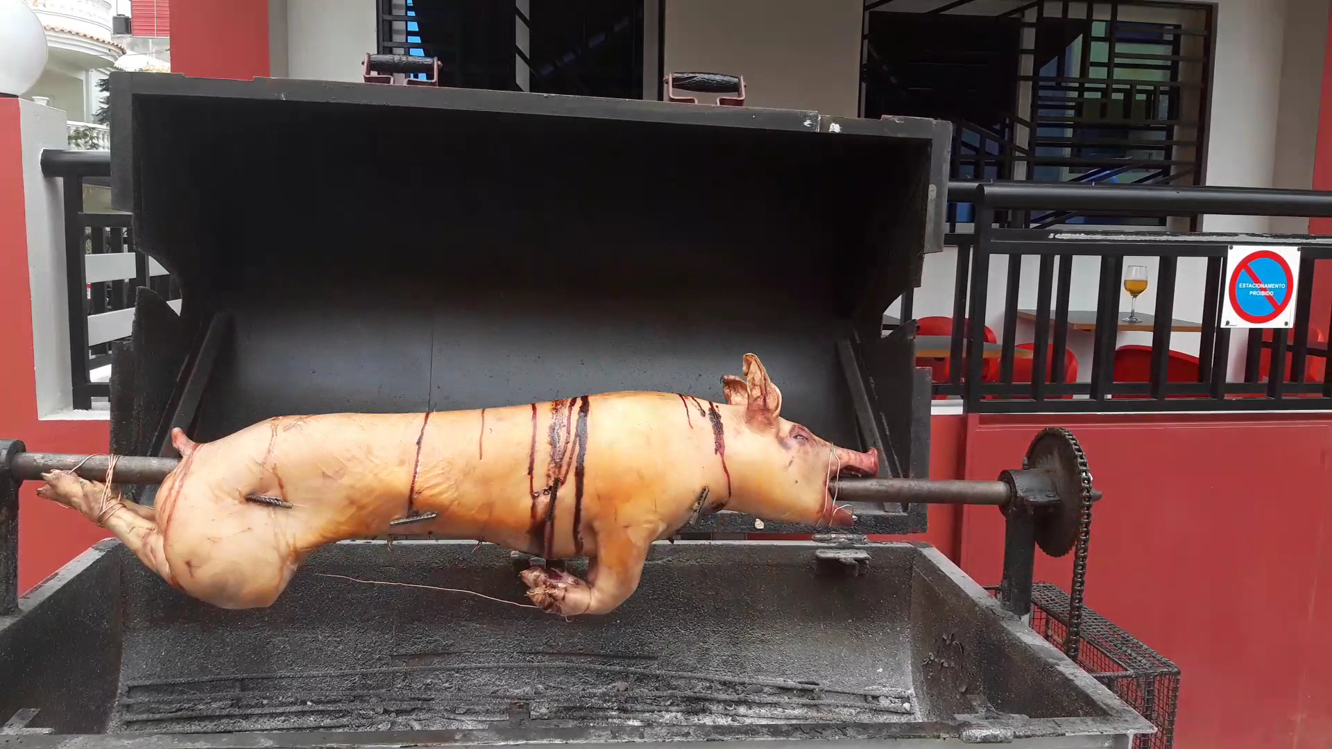 Secreto Ibérico: appetizing photo of roasted meat