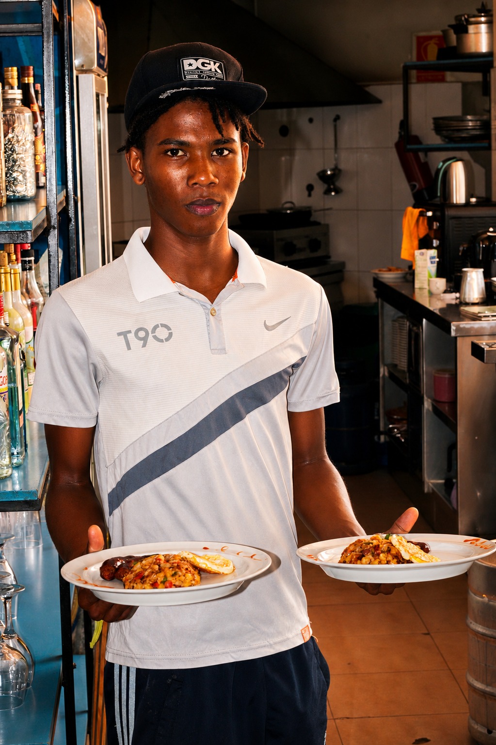 Sunset Restaurante Bar: professional staff photo with food