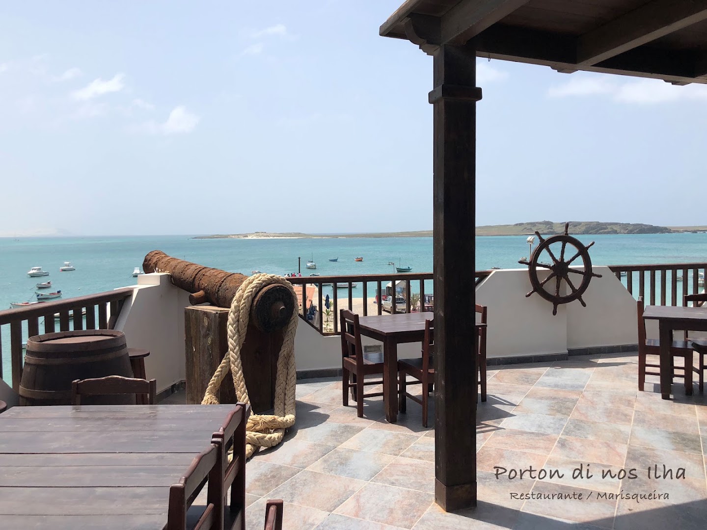 Porton di Nos Ilha: attractive terrace with ocean view