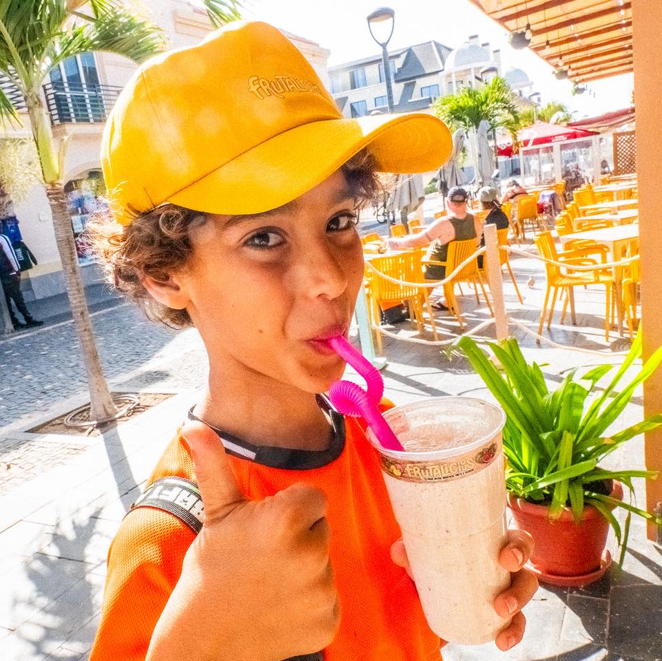 Genuine: customer enjoying the venue