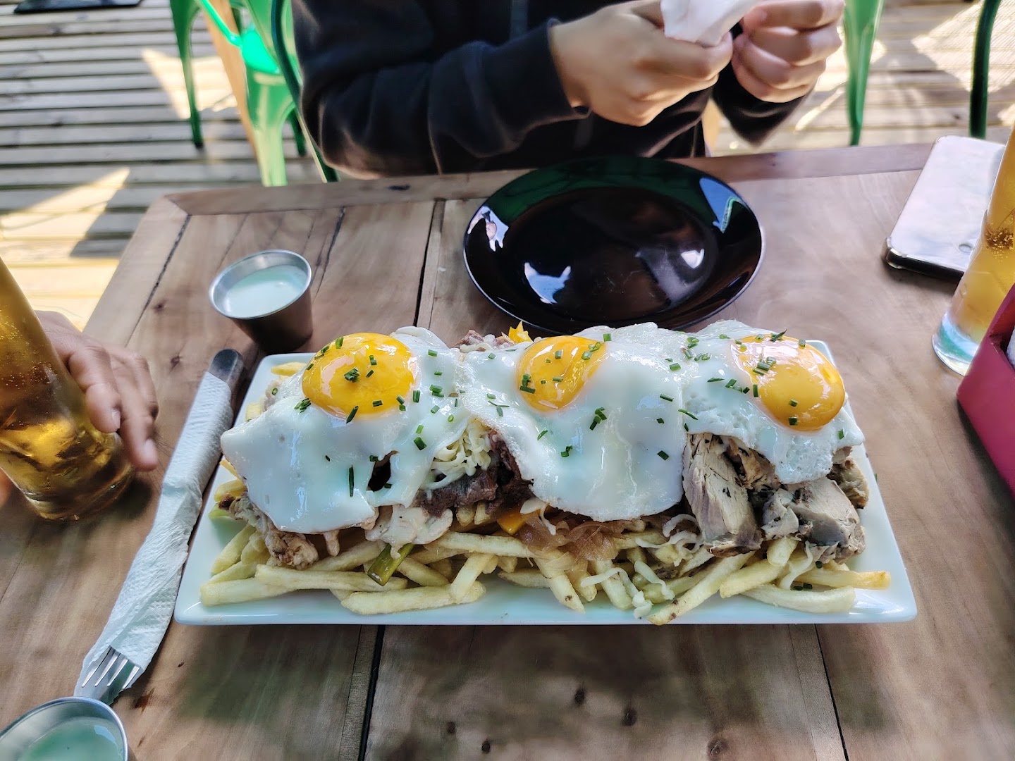 Monkey Bros: appetizing photo of bar food