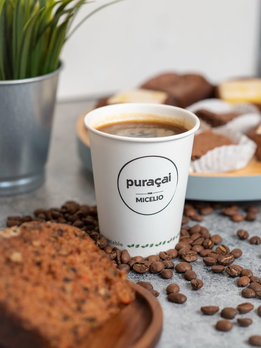 Café Micelio: professional and appealing product shot