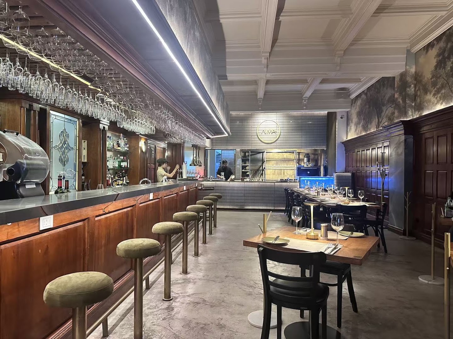 Aima Restaurant: high quality interior restaurant shot
