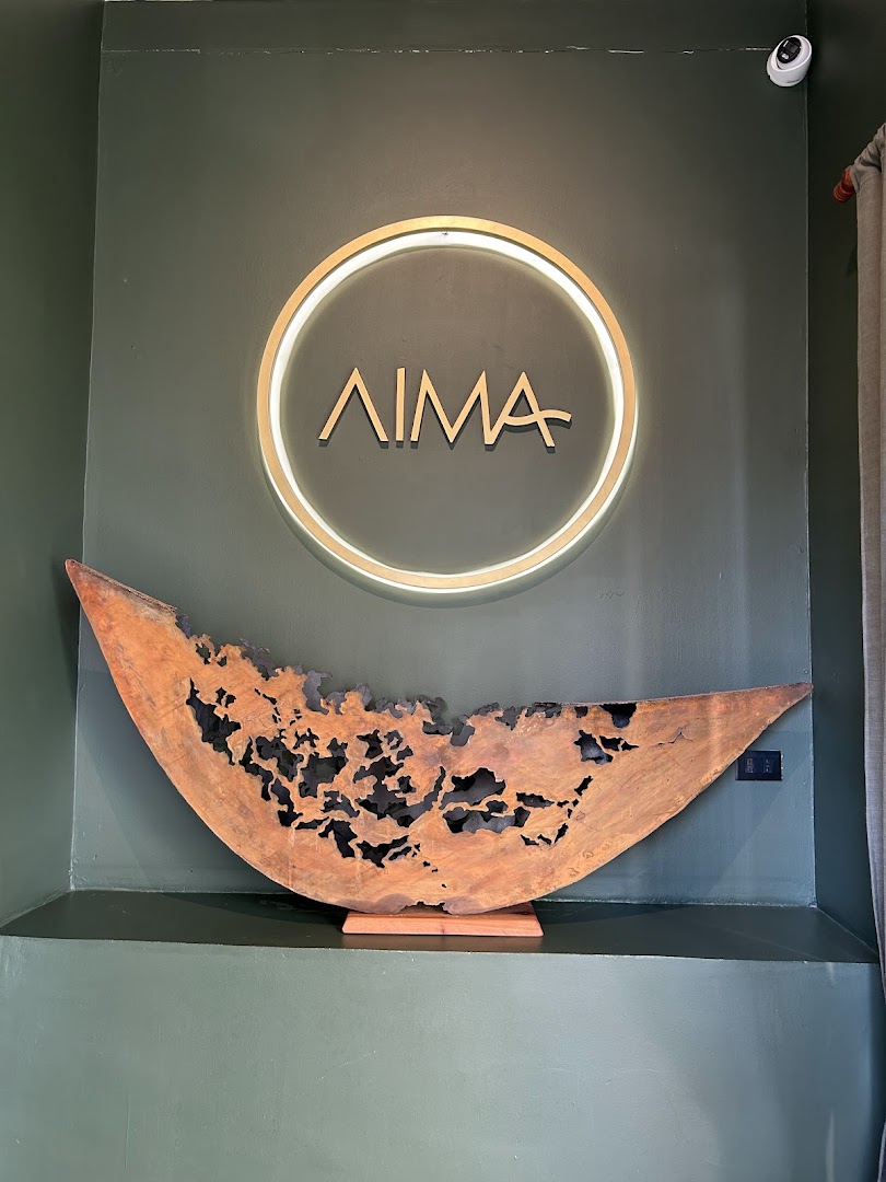 Aima Restaurant: professional interior branding shot