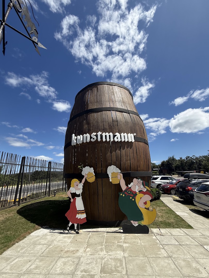 La Cervecería Kunstmann: iconic venue exterior and branding