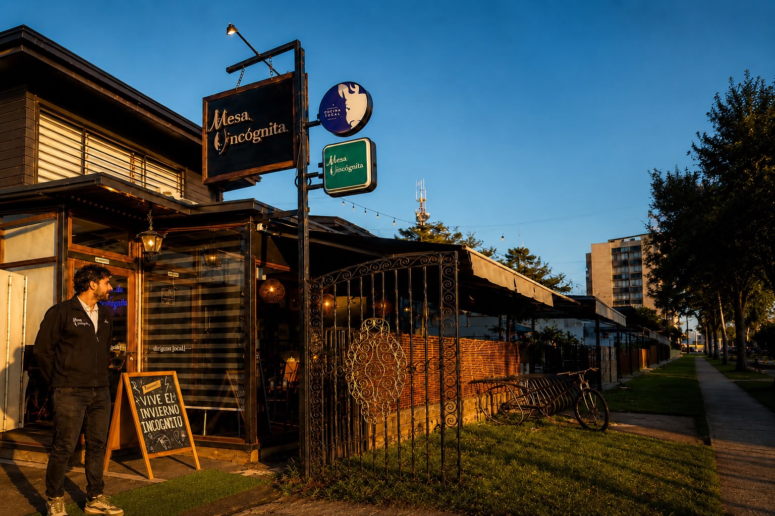 Mesa Incógnita: professional exterior shot of venue