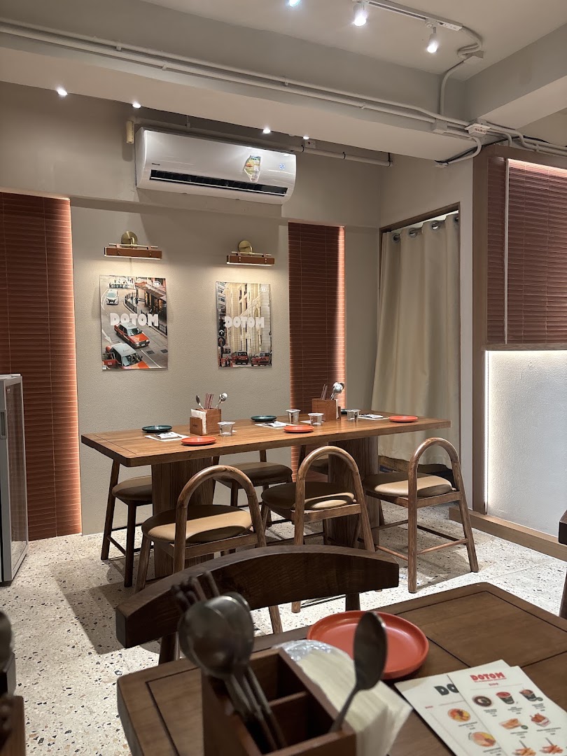 Dotom: clean and inviting restaurant interior