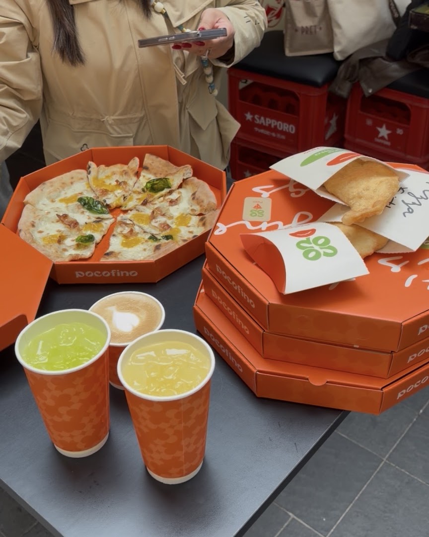 Pocofino: appetizing food and clear branding