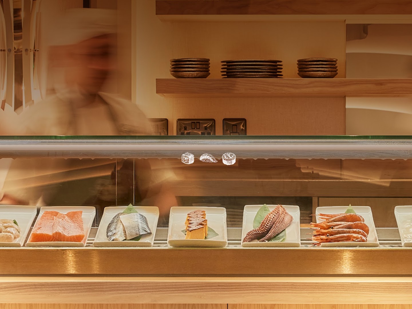 Shiro Central: high quality professional food display