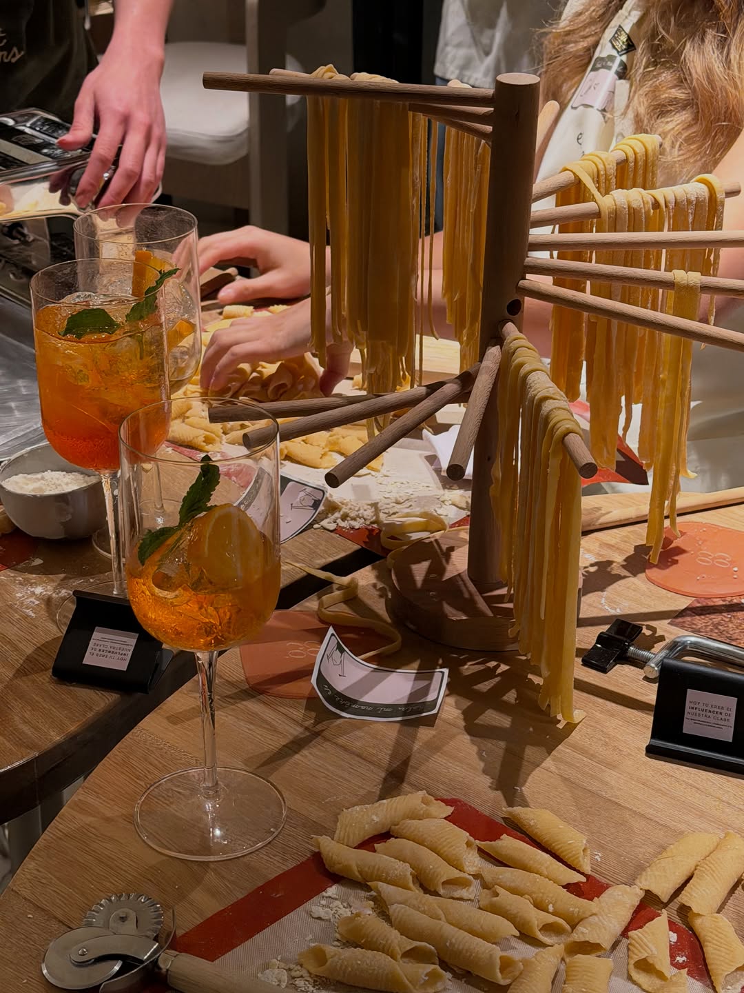 Coco by Baobab: engaging pasta making workshop scene