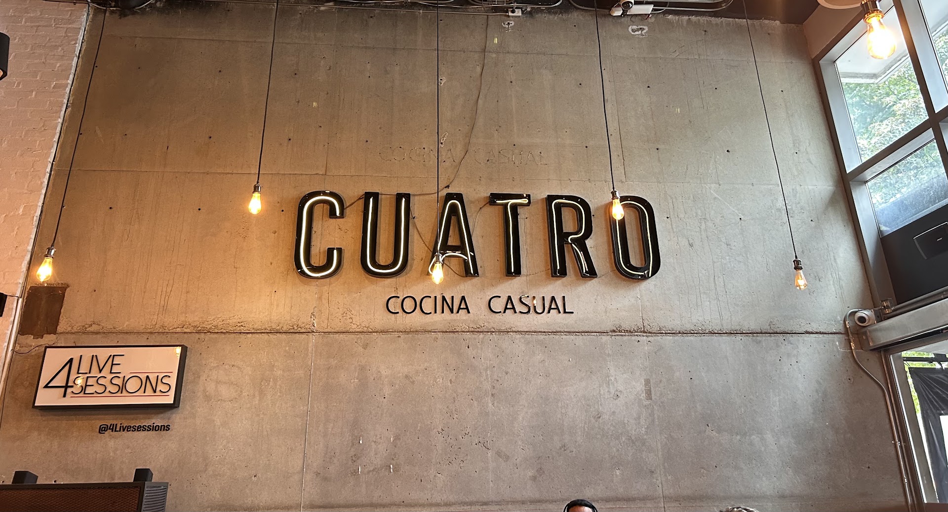 Cuatro Cocina Casual: clear, professional shot of interior