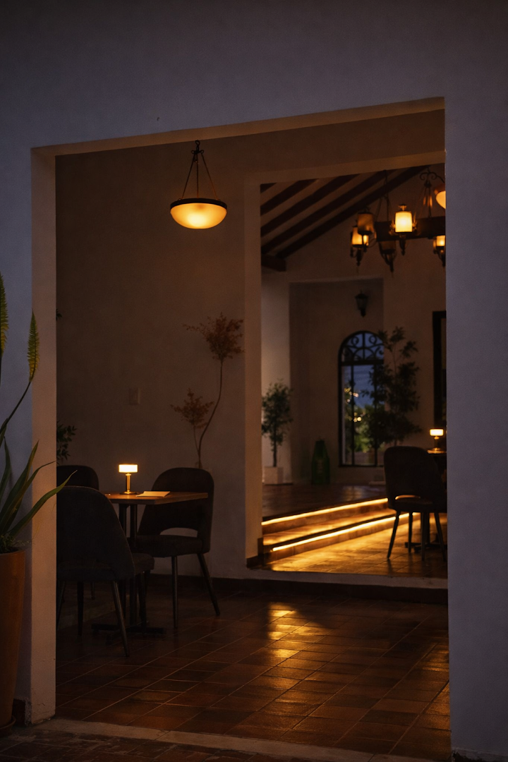 Jardín Secreto: beautiful atmospheric restaurant interior shot