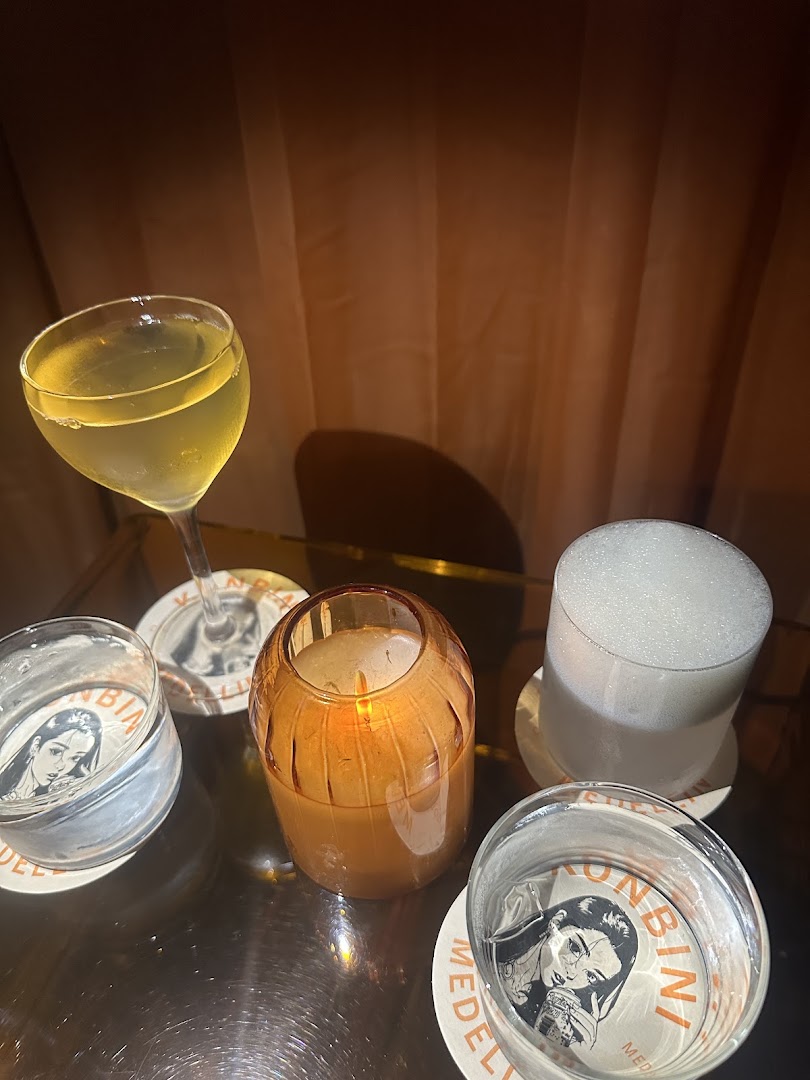 Konbini: appealing shot of bar drinks