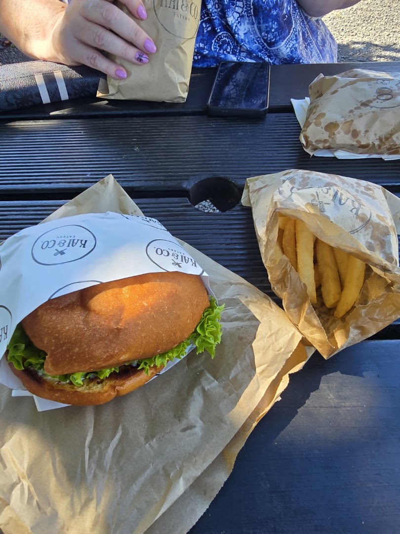 Kai & Co. Eatery: appetizing food photo with branding