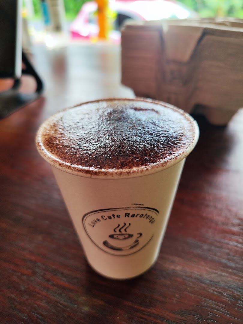 Love Cafe: appetizing photo of cafe drink