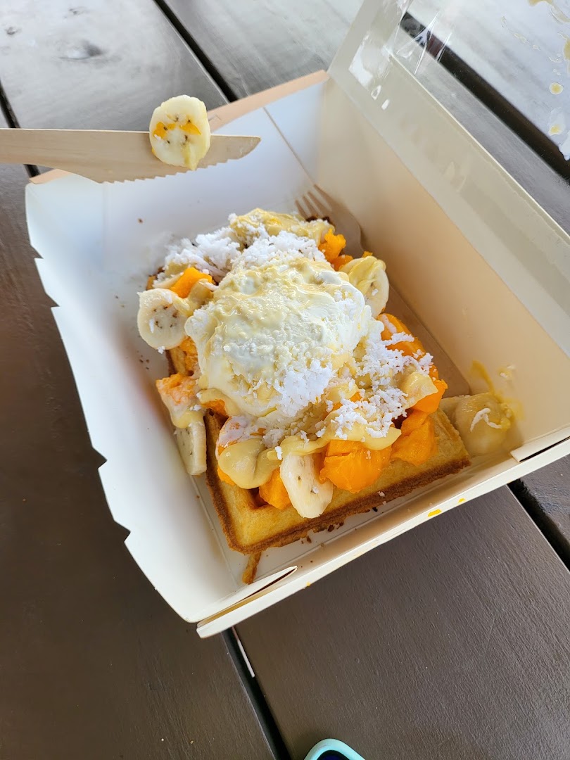 The Waffle Shack: appetizing photo of waffle dish
