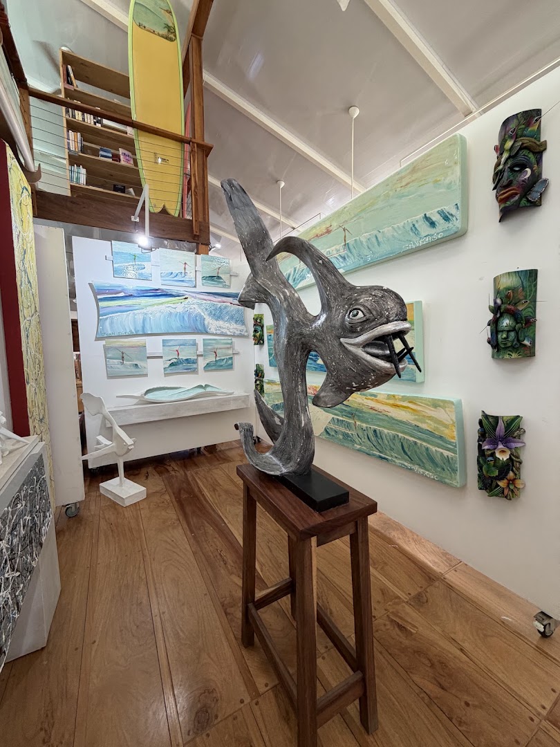 Nosara Art Gallery: clear view of gallery collection
