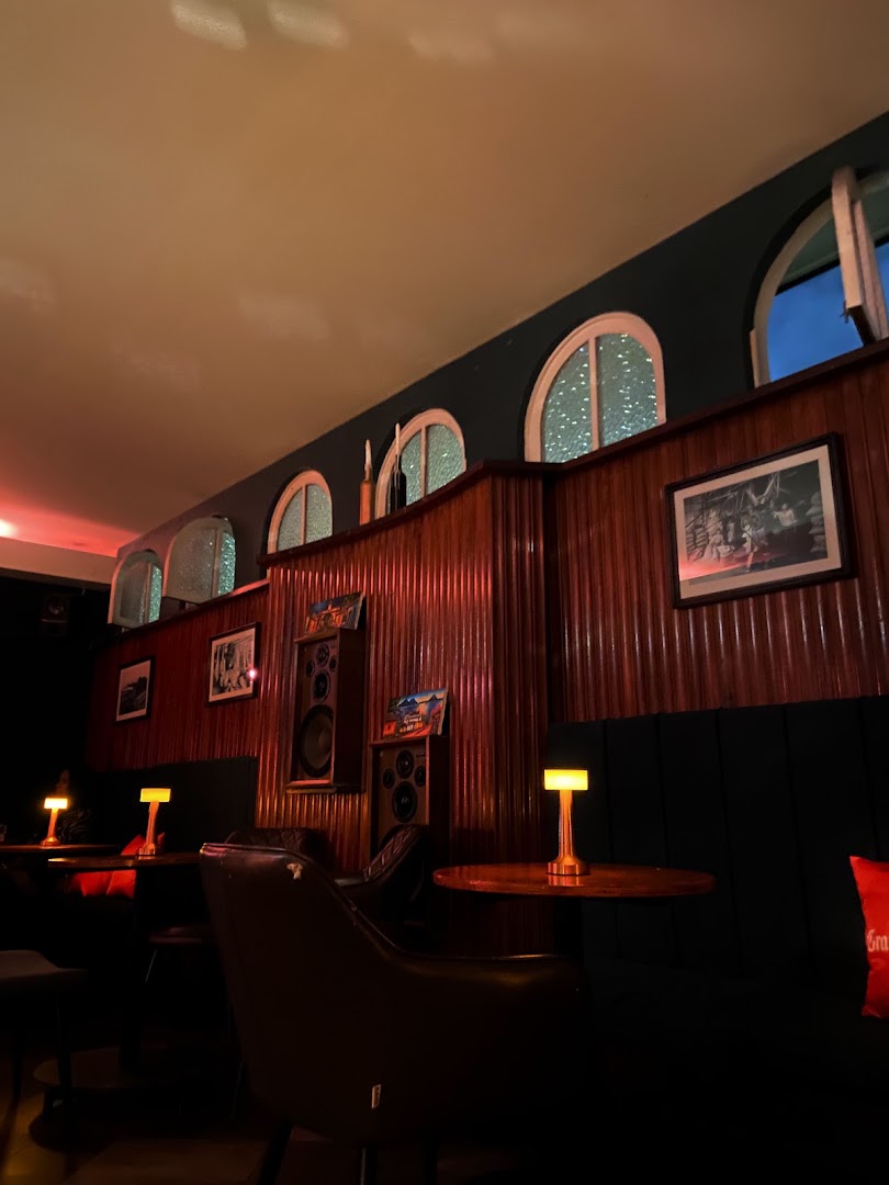 Divina Providencia: atmospheric interior shot of bar