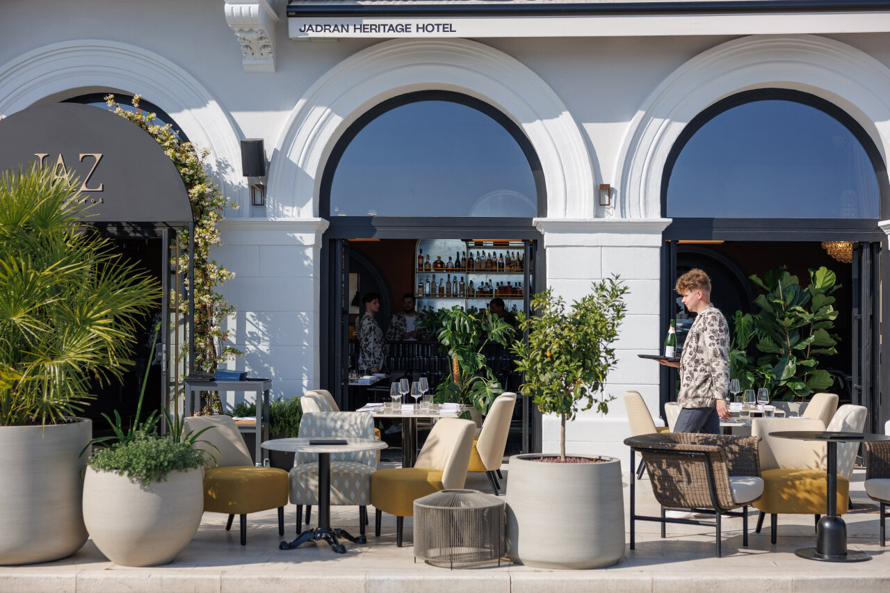 JAZ by Ana Roš: professional shot of restaurant terrace
