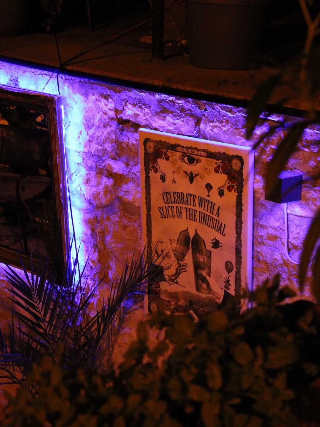 Ginfinity Bar: atmospheric shot of bar decor
